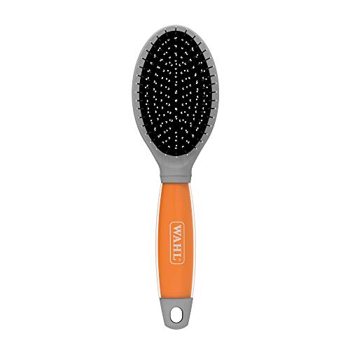 Wahl Nylon Ball Pin Brush, Pet Brush for Dogs and Cats, Professional Grooming Tools, Remove Knots and Tangles, Gel Handle Pin Brush for Pets Easy Clean von Wahl