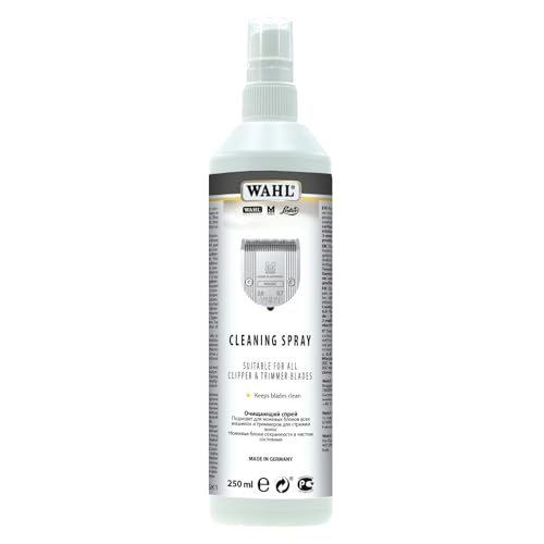 Wahl Cleaning Spray - Reinigungsspray - Für alle Clipper- und Trimmerklingen - Für Haltbarkeit und Pflege - 250 ml Wahl Cleaning Spray - Reinigungsspray - Für alle Clipper- und Trimmerklingen - Für Haltbarkeit und Pflege - 250 ml von Wahl