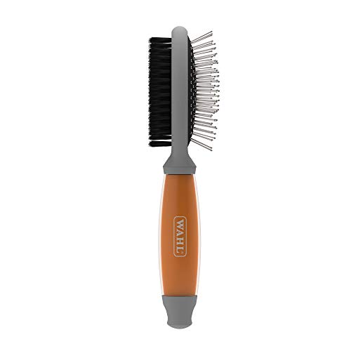 Wahl Doppelseitige Bürste, Haustierbürste für Hunde und Katzen, 2 in 1 Bürste, professionelle Pflegewerkzeuge, entfernt Knoten und Verwicklungen, Gel-Griff, Nadelbürste für Haustiere Wahl Doppelseitige Bürste, Haustierbürste für Hunde und Katzen, 2 in 1 Bürste, professionelle Pflegewerkzeuge, entfernt Knoten und Verwicklungen, Gel-Griff, Nadelbürste für Haustiere von Wahl