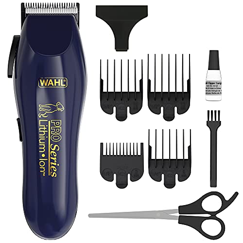 Wahl Hundeknipser, Pro Series Lithium Hundepflege-Kit, Vollmantel Hundepflege-Haarschneidemaschinen, geräuscharme schnurlose Haustier-Haarschneidemaschinen von WAHL