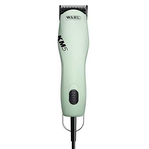 Wahl KM5 Tierschermaschine - Leise, für alle Fellarten, Mintgrün Wahl KM5 Tierschermaschine - Leise, für alle Fellarten, Mintgrün von Wahl