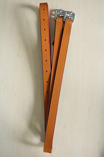 HH Steigbügelriemen Avellana/Hellbraun 155 cm x 29 mm (120 x 20, avellana, Natur) von HH