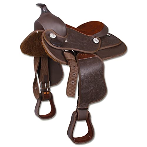 Synthetik Westernsattel, braun, 16"/40 cm Synthetik Westernsattel, braun, 16"/40 cm von WALDHAUSEN