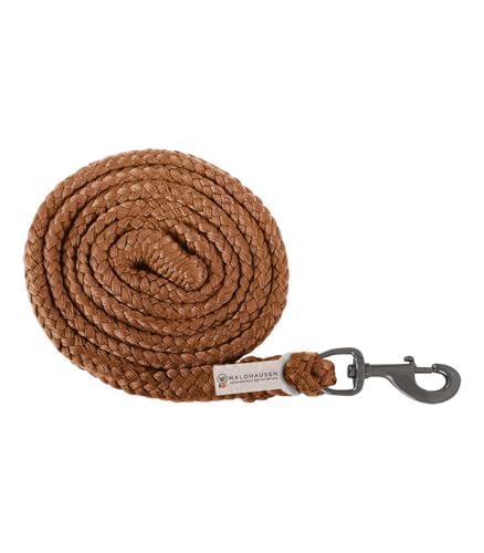 Waldhausen Anbindestrick Plus Karabiner, Zimt, dunkle Beschläge Waldhausen Anbindestrick Plus Karabiner, Zimt, dunkle Beschläge von WALDHAUSEN