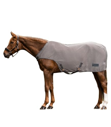 Waldhausen Fliegen-Führmaschinendecke Comfort, grau, 135 cm von WALDHAUSEN