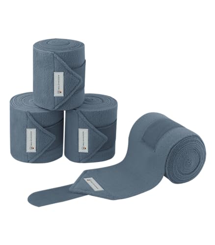 WALDHAUSEN Fleecebandage Basic, 4er Set, blau von WALDHAUSEN