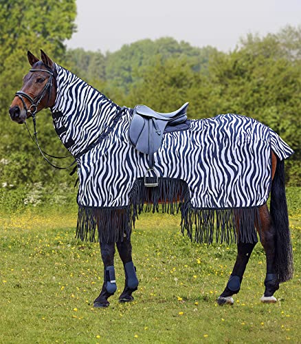 Waldhausen Fliegenausreitdecke Zebra mit Fransen, 125 cm Waldhausen Fliegenausreitdecke Zebra mit Fransen, 125 cm von WALDHAUSEN