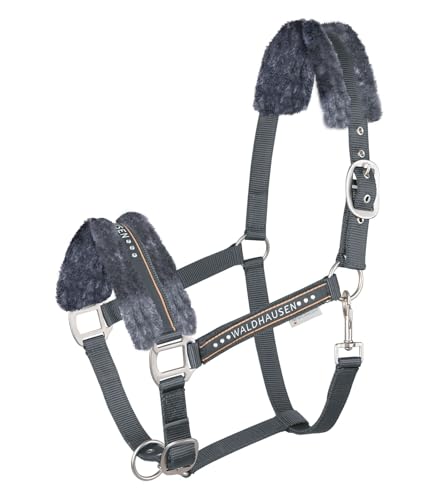 Waldhausen Halfter Elegant, Asphalt, Pony von WALDHAUSEN