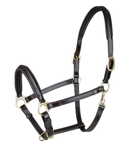 WALDHAUSEN Lederhalfter S-Line Classy, braun, WB von WALDHAUSEN