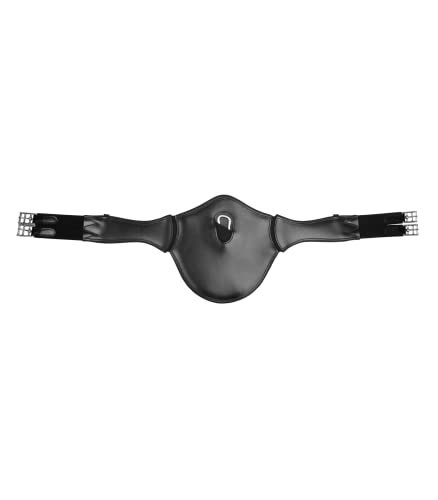 WALDHAUSEN Ledersattelgurt mit Elastik- und Bauchlatz, 130 cm, schwarz WALDHAUSEN Ledersattelgurt mit Elastik- und Bauchlatz, 130 cm, schwarz von WALDHAUSEN
