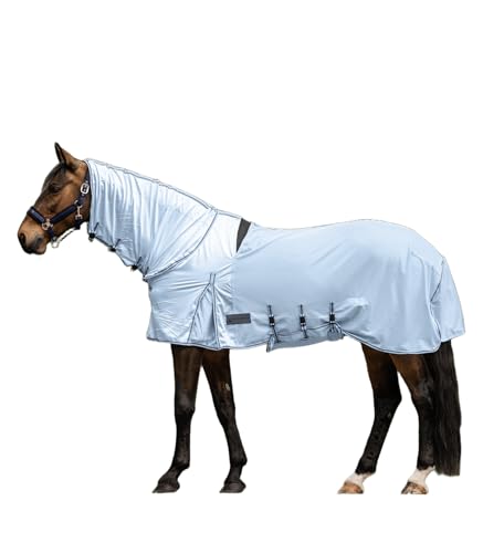 Waldhausen Ekzemer-Fliegendecke Protect, hellblau/dunkelblau, 115 cm von WALDHAUSEN