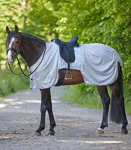 WALDHAUSEN Protect Fliegen-Ausreitdecke, Silbergrau, 115 cm von WALDHAUSEN