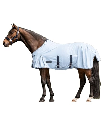 Waldhausen Fliegendecke Protect mit Bauchgurt, hellblau/Nachtblau, 115 cm Waldhausen Fliegendecke Protect mit Bauchgurt, hellblau/Nachtblau, 115 cm von WALDHAUSEN