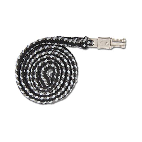 Waldhausen Anbindestrick Plus, Panikhaken, schwarz/grau von WALDHAUSEN