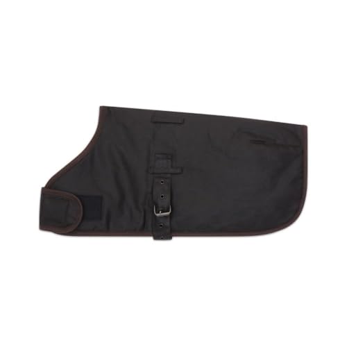 Walker and Hawkes - Gewachster Hundemantel - Braun - 20"/51cm von WALKER AND HAWKES