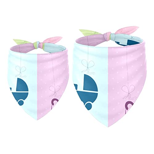 2 Stück Hundehalstuch Babyparty Muster Mädchen Junge Lätzchen Hundeschal Halstuch Zubehör für kleine, mittelgroße und große Hunde Welpen Katze Haustier 2 Stück Hundehalstuch Babyparty Muster Mädchen Junge Lätzchen Hundeschal Halstuch Zubehör für kleine, mittelgroße und große Hunde Welpen Katze Haustier von WALLDOR
