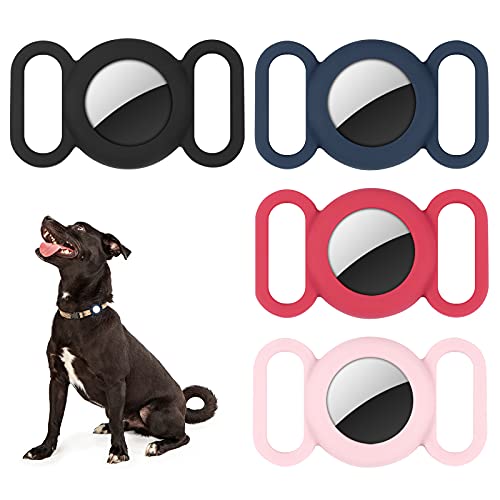 Airtag Hundehalsband, Silikonhülle für GPS-Tracking-Finder, Schutzhülle kompatibel mit Apple Airtag, Sicherheit und Anti-Verlust, Hundehalsband, Katzenschlaufe, Haustierzubehör (Farben 4) Airtag Hundehalsband, Silikonhülle für GPS-Tracking-Finder, Schutzhülle kompatibel mit Apple Airtag, Sicherheit und Anti-Verlust, Hundehalsband, Katzenschlaufe, Haustierzubehör (Farben 4) von WALLFID