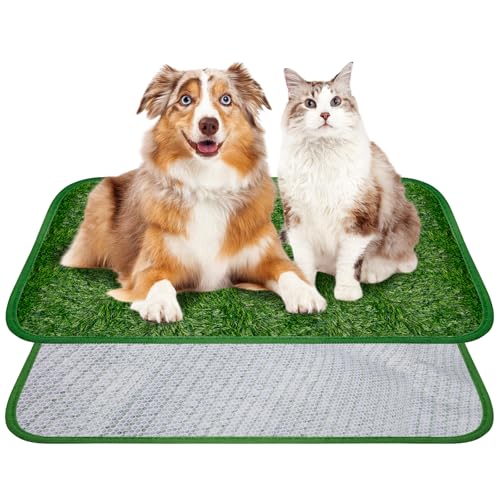 WANDGU Wiederverwendbare Hundetoilette Hunde Rasenteppich: 50×70cm Künstlicher Grasteppich, Premium Kunstrasen für Hunde, Hundeklo, Trainingsunterlage Hundetoilette für Balkon, Terrasse, Garten WANDGU Wiederverwendbare Hundetoilette Hunde Rasenteppich: 50×70cm Künstlicher Grasteppich, Premium Kunstrasen für Hunde, Hundeklo, Trainingsunterlage Hundetoilette für Balkon, Terrasse, Garten von WANDGU