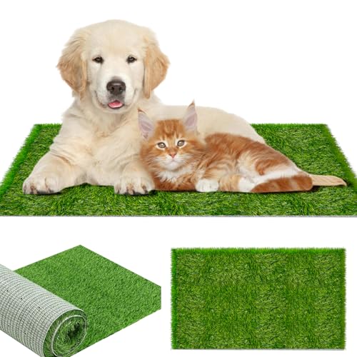 WANDGU Wiederverwendbare Hundetoilette Hunde Rasenteppich: 50×70cm Künstlicher Grasteppich, Premium Kunstrasen für Hunde, Trainingsunterlage Hundetoilette für Balkon, Terrasse,Garten(Wasseraustritt) WANDGU Wiederverwendbare Hundetoilette Hunde Rasenteppich: 50×70cm Künstlicher Grasteppich, Premium Kunstrasen für Hunde, Trainingsunterlage Hundetoilette für Balkon, Terrasse,Garten(Wasseraustritt) von WANDGU