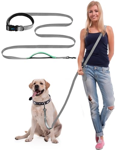 WANFIRE Freihandleinen Hundeleine für Große Mittelgroße Hunde, Fahrradleine Schleppleine Umhängeleine Joggingleine Hunde Zum Gehen Joggen Laufen Training Dog Leash (1.5-2.7m) WANFIRE Freihandleinen Hundeleine für Große Mittelgroße Hunde, Fahrradleine Schleppleine Umhängeleine Joggingleine Hunde Zum Gehen Joggen Laufen Training Dog Leash (1.5-2.7m) von WANFIRE