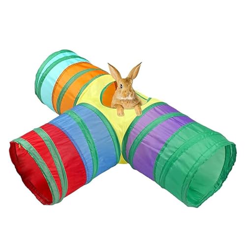 Faltbarer Katzen Tunnel, Bunny Tunnel, 2-Wege Katzen Tunnel, Haustier Spielzeug,Kleintiere Tunnel, Katze Tunnel Geeignet für Innen und Außenbereich,65x30x25cm,Pink Faltbarer Katzen Tunnel, Bunny Tunnel, 2-Wege Katzen Tunnel, Haustier Spielzeug,Kleintiere Tunnel, Katze Tunnel Geeignet für Innen und Außenbereich,65x30x25cm,Pink von WANGCAIER