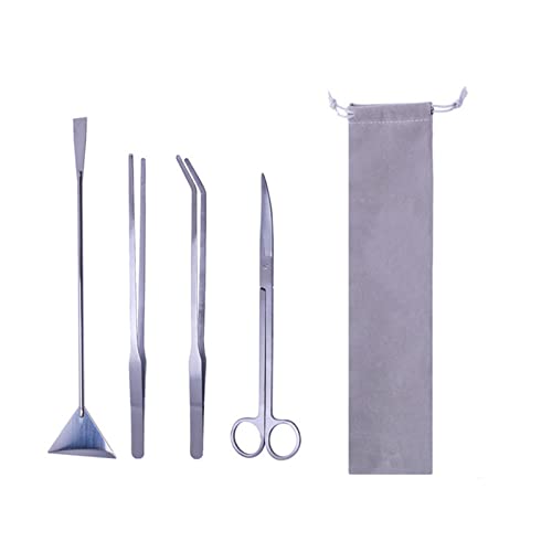 4-in-1 Aquarium-Werkzeuge, Aquarium-Schere, Aquarium-Pinzette für Fische, Starter-Kits, Aquarium-Pflanzen und Zubehör von WANGCL