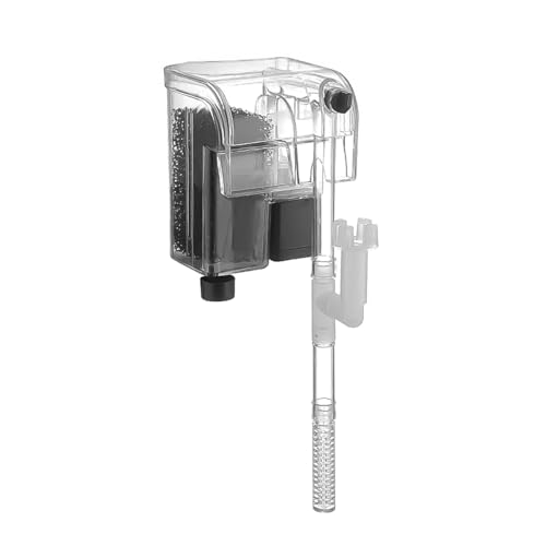 WANGCL Wasserfallfilter Aquarium Externer Filter Suspension Sauerstoffpumpe mit Ölentfernung Membran Durchfluss 250L/h WANGCL Wasserfallfilter Aquarium Externer Filter Suspension Sauerstoffpumpe mit Ölentfernung Membran Durchfluss 250L/h von WANGCL
