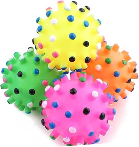WANGXIAOKE Bunte Kaubälle Quacksalber und Spielzeug Kaubälle Quietschen Schönes Katzenspielzeug, bunte Kaubälle, Haustierspielzeug, Kauspielzeug, Geräuschherstellung, Prickbälle, Kaubälle, Quietschen WANGXIAOKE Bunte Kaubälle Quacksalber und Spielzeug Kaubälle Quietschen Schönes Katzenspielzeug, bunte Kaubälle, Haustierspielzeug, Kauspielzeug, Geräuschherstellung, Prickbälle, Kaubälle, Quietschen von WANGXIAOKE