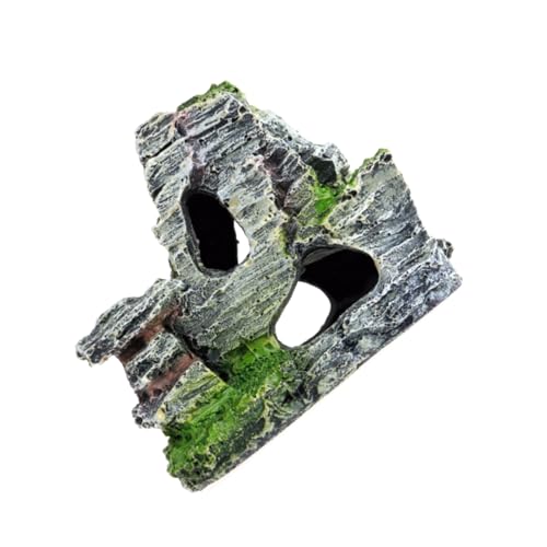 WANSUPYIN Aquarium-Stein-Höhle, Kunstharz, Bergversteck, Höhle, Aquarium-Dekoration WANSUPYIN Aquarium-Stein-Höhle, Kunstharz, Bergversteck, Höhle, Aquarium-Dekoration von WANSUPYIN