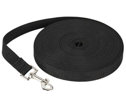 Schleppleine 10m für Hunde GroßE Meter,Biothane Schleppleine für Kleine Hundeleine 10m Lange,Laufleine für Hunde Schleppleine Hund Katzen 50kg,Laufleine Hund Langlaufleine(Schwarz) Schleppleine 10m für Hunde GroßE Meter,Biothane Schleppleine für Kleine Hundeleine 10m Lange,Laufleine für Hunde Schleppleine Hund Katzen 50kg,Laufleine Hund Langlaufleine(Schwarz) von WANTUSHUI