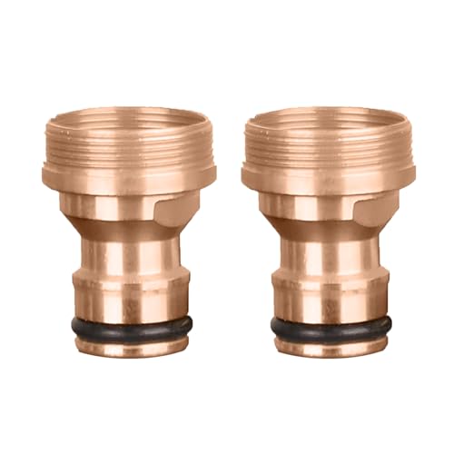 2 Stück Schlauchanschluss Wasserhahn Aufsatz,Gardena Wasserhahn Adapter Gartenschlauch,Schlauch für Wasserhahn Wasserschlauch,Gardena Hahnverbinder für Indoor-Wasserhähne von WANTUSHUI