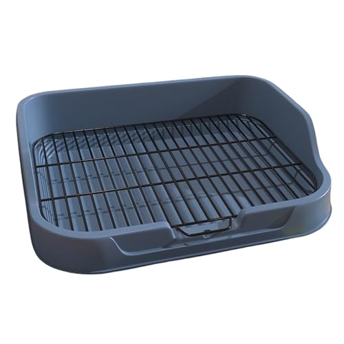 Hundetoilette, Töpfchentablett for Hunde, Welpen-Pad-Tablett, Hunde-Pipi-Pad-Tablett, hochwertige Platte, leicht zu reinigen, 49 x 39 x 10 cm. Geeignet for kleine Hunde, mittlere und große Hunde(Blue) Hundetoilette, Töpfchentablett for Hunde, Welpen-Pad-Tablett, Hunde-Pipi-Pad-Tablett, hochwertige Platte, leicht zu reinigen, 49 x 39 x 10 cm. Geeignet for kleine Hunde, mittlere und große Hunde(Blue) von WANYREN