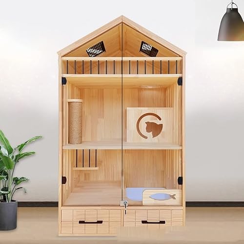 Stuhlabdeckung 80 * 60 * 140 Katzenvilla Katze Katze Katze Katze Ausstellungsschrank Katzenmöbel Kriechwerkzeug Wingback-Stuhl-Slipcover Stuhlabdeckung 80 * 60 * 140 Katzenvilla Katze Katze Katze Katze Ausstellungsschrank Katzenmöbel Kriechwerkzeug Wingback-Stuhl-Slipcover von WAOCEO
