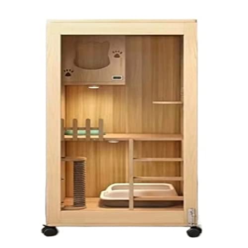 Stuhlabdeckung Katzenkäfig Zuhause Katzenstreu Doppeldecker-Katzenvilla Katzenhaus Innen-Katzenhaus Geschlossener Katzenschrank Katzenhaus aus Holz Wingback-Stuhl-Slipcover Stuhlabdeckung Katzenkäfig Zuhause Katzenstreu Doppeldecker-Katzenvilla Katzenhaus Innen-Katzenhaus Geschlossener Katzenschrank Katzenhaus aus Holz Wingback-Stuhl-Slipcover von WAOCEO