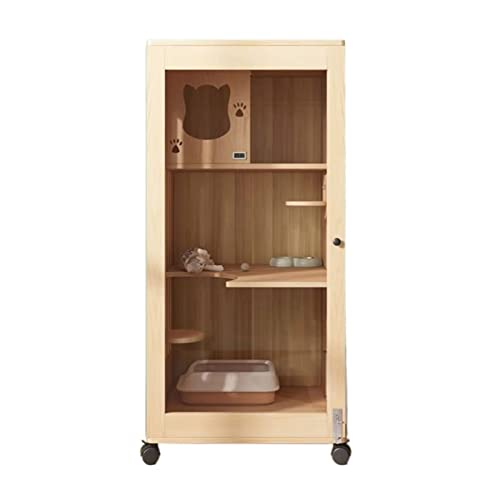 Stuhlabdeckung Katzenkäfig Zuhause Katzenstreu Doppeldecker-Katzenvilla Katzenhaus Innen-Katzenhaus Geschlossener Katzenschrank Katzenhaus aus Holz Wingback-Stuhl-Slipcover Stuhlabdeckung Katzenkäfig Zuhause Katzenstreu Doppeldecker-Katzenvilla Katzenhaus Innen-Katzenhaus Geschlossener Katzenschrank Katzenhaus aus Holz Wingback-Stuhl-Slipcover von WAOCEO