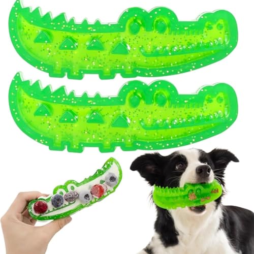 Krokodil for Kauen und Apportieren for langsames Füttern, Puzzlespielzeug for Hunde mit langsamer Fütterung, Hundespielzeug mit Alligator-Leckerli-Spender hält sie beschäftigt, Alligator-Kauspielzeug Krokodil for Kauen und Apportieren for langsames Füttern, Puzzlespielzeug for Hunde mit langsamer Fütterung, Hundespielzeug mit Alligator-Leckerli-Spender hält sie beschäftigt, Alligator-Kauspielzeug von WAQQYS