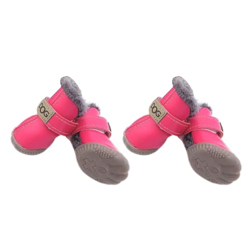 WATERBELINE Welpenschuhe,Hunde-Schneestiefel,Sockenstiefel,Regenstiefel,rutschfest,wasserdicht,atmungsaktiv,tragbar für kleine,mittelgroße und große Hunde von WATERBELINE