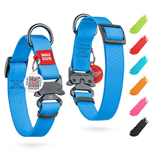 WAUDOG Halsband Hund Wasserfest Verstellbares Hundehalsband Große Hunde - Hundehalsband Mittelgroße Hunde Hundehalsband Kleine Hunde Halsbänder & Welpen Halsband WAUDOG Halsband Hund Wasserfest Verstellbares Hundehalsband Große Hunde - Hundehalsband Mittelgroße Hunde Hundehalsband Kleine Hunde Halsbänder & Welpen Halsband von WAUDOG