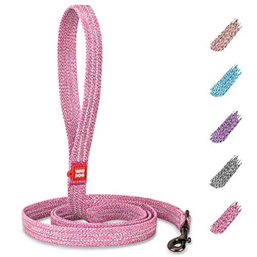 Hundeleine aus recycelter Baumwolle, umweltfreundlich, Alt-zu-Nylon-Halsband für kleine, mittelgroße und große Hunde, reflektierende Hundeleine für mittelgroße Hunde, starke Hundeleine für große Hundeleine aus recycelter Baumwolle, umweltfreundlich, Alt-zu-Nylon-Halsband für kleine, mittelgroße und große Hunde, reflektierende Hundeleine für mittelgroße Hunde, starke Hundeleine für große von WAUDOG