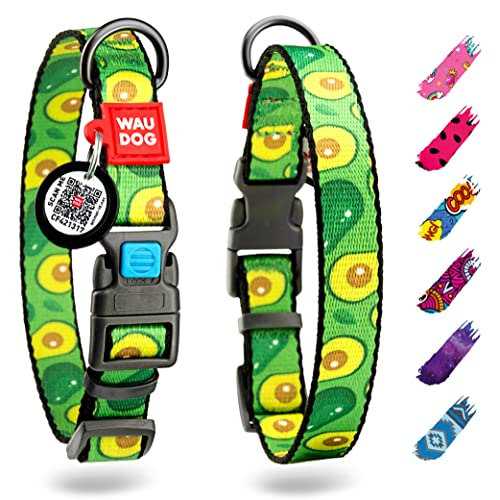 WAUDOG Nylon Halsband Hund Hundehalsband Große Hunde, Hundehalsband Mittelgroße Hundehalsband Kleine Hund Hunde Halsbänder Nylon Hundehalsband Welpen Verstellbar Digitale Hundemarke WAUDOG Nylon Halsband Hund Hundehalsband Große Hunde, Hundehalsband Mittelgroße Hundehalsband Kleine Hund Hunde Halsbänder Nylon Hundehalsband Welpen Verstellbar Digitale Hundemarke von WAUDOG