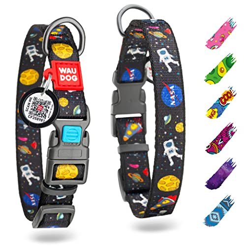 WAUDOG Nylon Halsband Hund Hundehalsband Große Hunde, Hundehalsband Mittelgroße Hundehalsband Kleine Hund Hunde Halsbänder Nylon Hundehalsband Welpen Verstellbar Digitale Hundemarke WAUDOG Nylon Halsband Hund Hundehalsband Große Hunde, Hundehalsband Mittelgroße Hundehalsband Kleine Hund Hunde Halsbänder Nylon Hundehalsband Welpen Verstellbar Digitale Hundemarke von WAUDOG