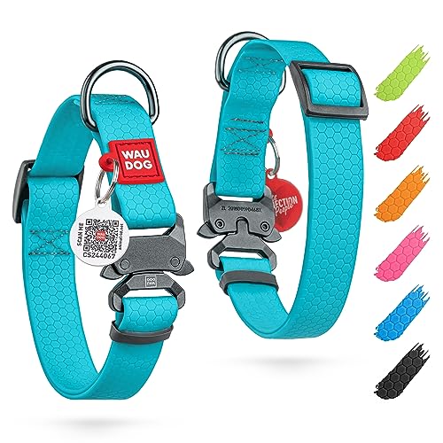 WAUDOG Halsband Hund Wasserfest Verstellbares Hundehalsband Große Hunde/Hundehalsband Mittelgroße Hunde Hundehalsband Kleine Hunde Halsbänder & Welpen Halsband/Metall Verschluss WAUDOG Halsband Hund Wasserfest Verstellbares Hundehalsband Große Hunde/Hundehalsband Mittelgroße Hunde Hundehalsband Kleine Hunde Halsbänder & Welpen Halsband/Metall Verschluss von WAUDOG
