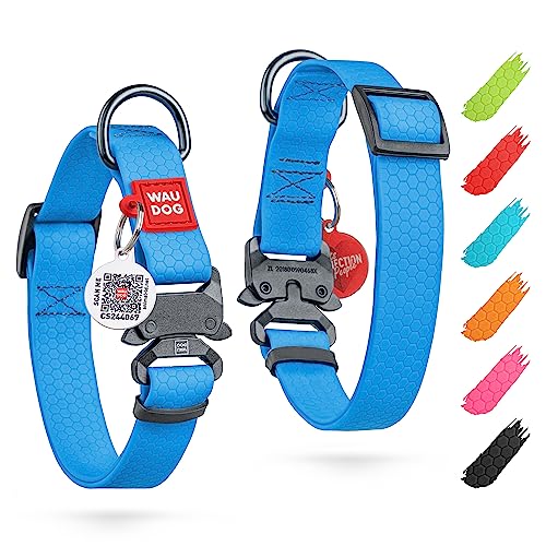 WAUDOG Halsband Hund Wasserfest Verstellbares Hundehalsband Große Hunde/Hundehalsband Kleine Hunde Halsbänder Hundehalsband Mittelgroße Hunde/Welpen Halsband/Metall Verschluss WAUDOG Halsband Hund Wasserfest Verstellbares Hundehalsband Große Hunde/Hundehalsband Kleine Hunde Halsbänder Hundehalsband Mittelgroße Hunde/Welpen Halsband/Metall Verschluss von WAUDOG