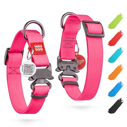 WAUDOG Halsband Hund Wasserfest Verstellbares Hundehalsband Große Hunde/Hundehalsband Kleine Hunde Halsbänder Hundehalsband Mittelgroße Hunde/Welpen Halsband/Metall Verschluss WAUDOG Halsband Hund Wasserfest Verstellbares Hundehalsband Große Hunde/Hundehalsband Kleine Hunde Halsbänder Hundehalsband Mittelgroße Hunde/Welpen Halsband/Metall Verschluss von WAUDOG