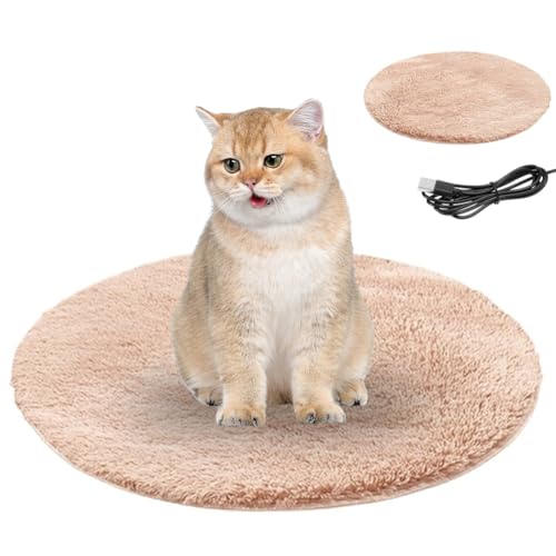 WAVATA Selbstheizende Decke für Katzen und Hunde,40x40cm Weich und kuschelige Katzendecke,Wärmedecke für Katzen und Hunde,Umweltfreundliche Wärmematte,Heizmatte,Katzendecke von WAVATA