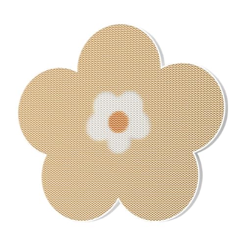 Kratzbrett mit Blumenmuster, Wandmontage, griffige Kratzfläche, Wand zu splitterfestem Spielzeug von WAXCMXYH