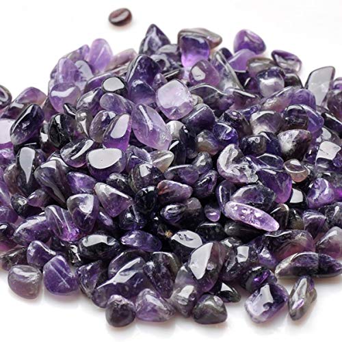 wayber 1 Lb/450g Deko Sand (füllt 1 & 1/4 Tassen), Rock Kristall Steinen für Aquarien/Terrarien/Garten/Blumentopf/Gläser/Vasen Dekoration, 1 pound, Purple (1 LB) von WAYBER