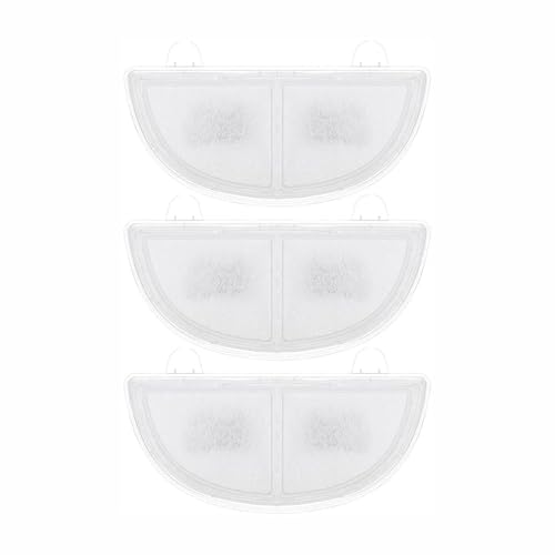 3 Stück Katzenwasserbrunnenfilter, waschbare Haustierbrunnenfilter mit Dreifach-Filtrationssystem, tragbarer Wasserbrunnenfilter-Ersatz 3 Stück Katzenwasserbrunnenfilter, waschbare Haustierbrunnenfilter mit Dreifach-Filtrationssystem, tragbarer Wasserbrunnenfilter-Ersatz von WAZUBC
