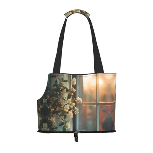 All Lights on fire Printed Portable Foldable Pet Shoulder Bag, Suitable for Carrying Small Pets von WBQLSL