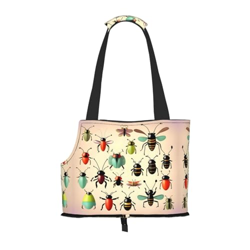 Cartoon Kleine Insekten Bedruckte Tragbare Faltbare Haustier Schultertasche Geeignet für den Transport kleiner Haustiere Cartoon Kleine Insekten Bedruckte Tragbare Faltbare Haustier Schultertasche Geeignet für den Transport kleiner Haustiere von WBQLSL